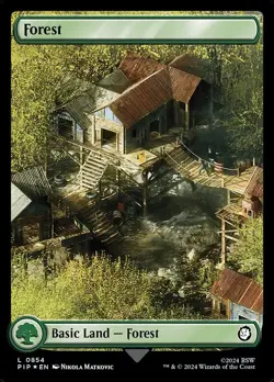 Forest Foil - Fallout MTG-NM - Image 1