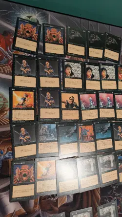 Lot Of 85 Black MTG FBB 4th Edition Black Border Magic The Gathering FOREIGN - Image 2