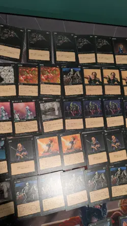 Lot Of 85 Black MTG FBB 4th Edition Black Border Magic The Gathering FOREIGN - Image 3