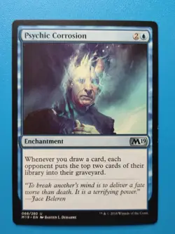 MTG 1x Psychic Corrosion NM Core Set 2019 M19 Magic - Image 1