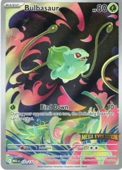 Pokemon: Miscellaneous Cards & Products: Holofoil Bulbasaur (133/132): LP Con - Image 1