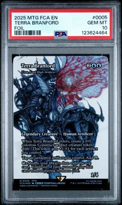 4464 Terra Branford 2025 Magic The Gathering Final Fantasy FCA #0005 Foil PSA 10 - Image 1