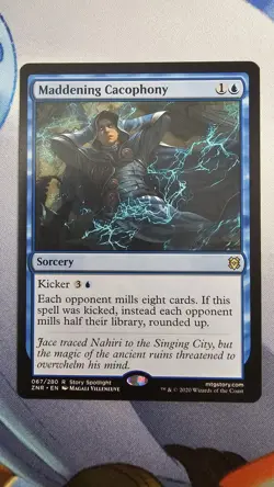 Maddening Cacophony Zendikar Rising Regular - Image 1