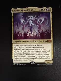 Atraxa, Grand Unifier Phyrexia: All Will Be One Regular MTG NM 196 - Image 1