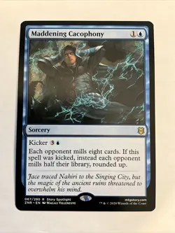 Maddening Cacophony Zendikar Rising Regular - Image 1