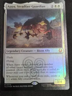 MTG Magic The Gathering -Appa, Steadfast Guardian -M0010 -NM -FOIL! 👀 - Image 1