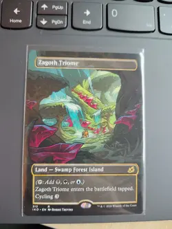Zagoth Triome (Showcase) - Ikoria Regular NM MTG??HOT?? - Image 1