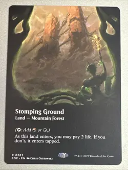 MTG / Stomping Ground / EOE / #283 / Regular (Borderless) / Rare / NM - Image 1