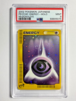 PSA 9 Mint Psychic Energy Holo 2002 Pokemon Japanese McDonald's Promo - Image 1