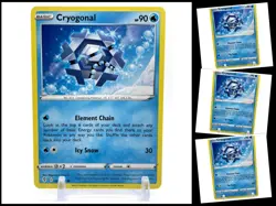 Pokemon Sword & Shield EVOLVING SKIES 043/203 Cryogonal 4X Mint/NM 4 Playset X4 - Image 1