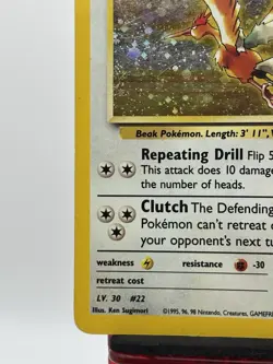 Lt. Surge's Fearow 7/132 WotC Gym Heroes Holo Rare Pokemon TCG MP English - Image 5
