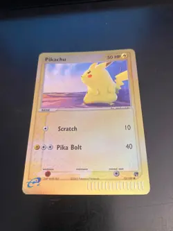 Pokemon TCG Pikachu 72/100 Reverse Holo Sandstorm 2003 LP WOTC **Beautiful NM!** - Image 1