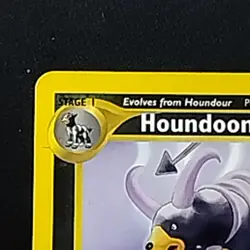 Pokemon TCG Houndoom 23/75 Neo Discovery 1st Edition Non Holo Rare LP - Image 2