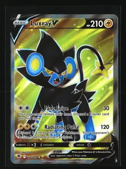 Pokemon LUXRAY V 168/189 Full Art Ultra Rare (SWSH Astral Radiance) NM/Near Mint - Image 1
