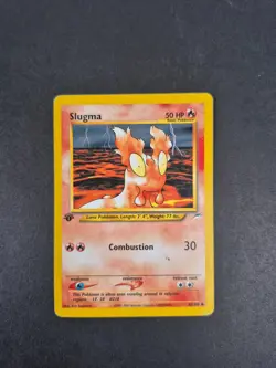 Slugma - 82/105 - Common - Neo Destiny - 1st Edition - WOTC Pokemon TCG - LP - Image 1