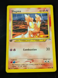 Pokemon Slugma 82/105 1st Ed Neo Destiny Set WOTC NM/M - Image 1