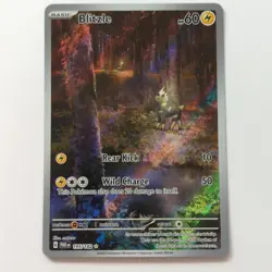 Blitzle 195/182 Pokemon Sv04: Paradox Rift Illustration Rare Holofoil Card - Image 1