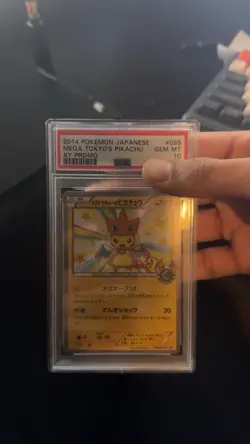 Pokemon Mega Tokyo's Pikachu 2014 Japanese XY Promo #098 PSA 10 Gem Mint - Image 1