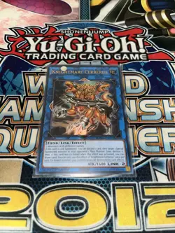 Yugioh Knightmare Cerberus MP19-EN026 Ultra Rare 1st Ed - Image 1