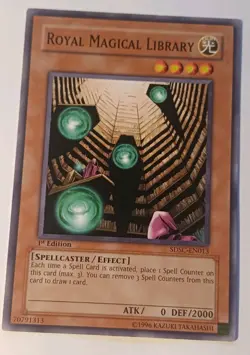 Royal Magical Library - SDSC-EN013 1ST EDITION YuGiOh TCG Card - Image 1