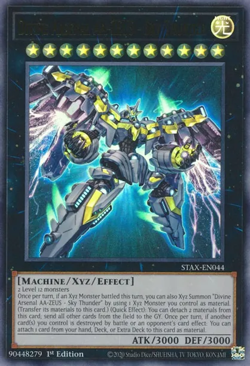 Yugioh STAX-EN044 Divine Arsenal AA-ZEUS Sky Thunder Ultra Rare Yugioh TCG New - Image 1
