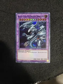 Yugioh Blue-Eyes Ultimate Dragon LDS2-EN018 Blue Ultra Rare 1st Edition NM - Image 1