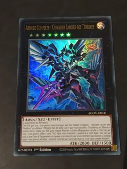 Yu-Gi-Oh ! - Armure Complete - Chevalier Lancier des Tenebres - AGOV-FR041 - Image 1