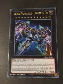 Yu-Gi-Oh ! - Arsenal Divin AA-ZEUS - Tonnerre du Ciel - STAX-FR044 - Ultra Rare - Image 1