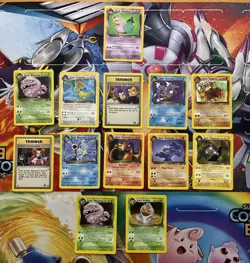 Vintage Pokemon Card Lot WOTC Holo Etc Charizard Blastoise Dragonite Fire - Image 1