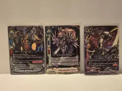 6 BUDDYFIGHT Cards Hidden Sword Ninja, Viclord, Zerberos, Purgatory Knights - Image 1