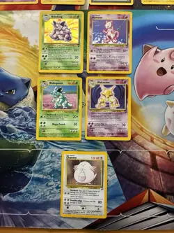 Vintage Pokemon Card Lot WOTC Holo Etc Alakazam Mewtwo Nidoking Fire - Image 2