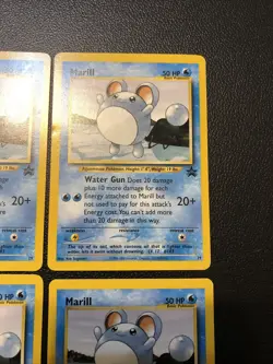 Marill 29/53 Wotc Promo Regular X4 Rare Cards Pokemon TCG Lot - Image 4
