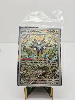 Pokemon Surging Sparks Magneton 159 ETB Promo Card Sealed Holo - Image 1