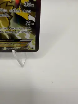 Pikachu EX XY124 XY Black Star Promo Full Art Holographic Holo Pokemon Card - Image 4