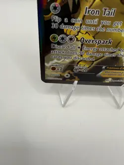 Pikachu EX XY124 XY Black Star Promo Full Art Holographic Holo Pokemon Card - Image 5