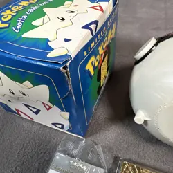 Pokemon 23K Gold Plated Card Burger King Limited Edition Togepi W/ Ball & COA - Image 4
