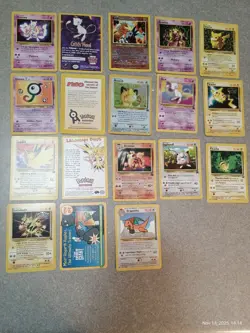 Lot of 14 Pokemon 1999-2001 Movie Promo Cards Rare Holo with Inserts - Image 1