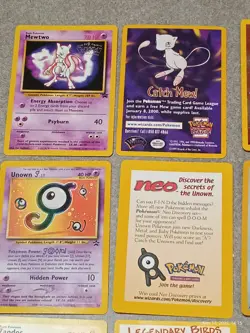 Lot of 14 Pokemon 1999-2001 Movie Promo Cards Rare Holo with Inserts - Image 2