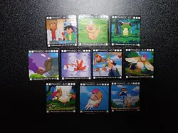 Pokemon GB Pocket Mini Card Non Holo x10 Ash Pikachu Pidgeotto etc #5728 - Image 1