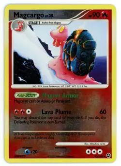 Pokemon Card - Magcargo 45/106 - Great Encounters - Reverse Holo - Image 1