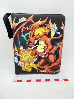 Mega Charizard X/Y Pokemon Card Binder Zip Three Ring 3 Ring - Image 1