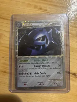 Pokemon TCG Steelix Holo Ultra Rare Prime Edition 2010 Unleashed Card 87/95 - Image 1