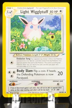 Pokemon TCG Card - Light Wigglytuff 54/105 Neo Destiny Uncommon Vintage - Image 1