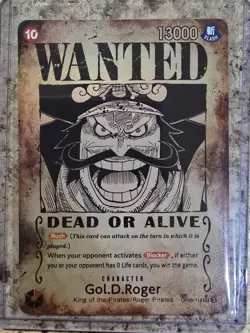 Gol.D.Roger WANTED SP Alt Art OP09-118 SEC Carrying on His Will Card English - Image 1