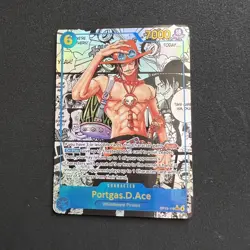 Ace OP13-119 SEC Manga Alt Art Carrying on His Will ONE PIECE Card English NM - Image 1