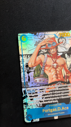 Ace OP13-119 SEC Manga Alt Art Carrying on His Will ONE PIECE Card English NM - Image 2