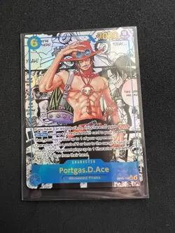 Ace OP13-119 SEC Manga Alt Art Carrying on His Will ONE PIECE Card English NM - Image 4