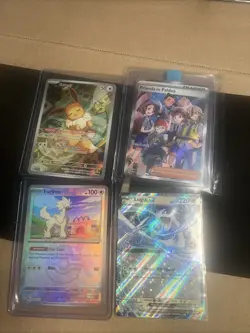 Prismatic Evolutions Pokemon Lot 4 Cards Pack Fresh Eevee ETB PSA Master Ball - Image 2