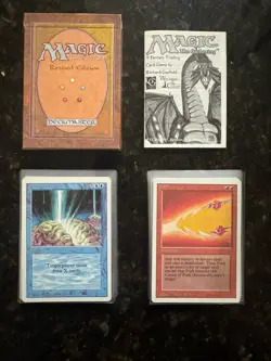 MAGIC the GATHERING 1994 REVISED EDITION STARTER DECK | Open Box With 60 Cards!! - Image 1