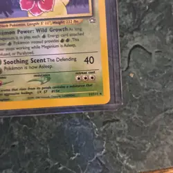 Pokemon TCG Meganium Neo Genesis Holo Rare Card #11/111 LP Condition - Image 5